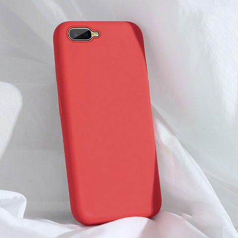 Funda Silicona Ultrafina Goma 360 Grados Carcasa C01 para Oppo K1 Rojo