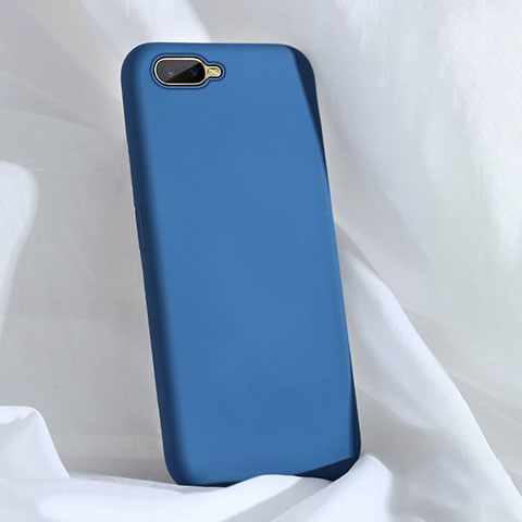 Funda Silicona Ultrafina Goma 360 Grados Carcasa C01 para Oppo R15X Azul