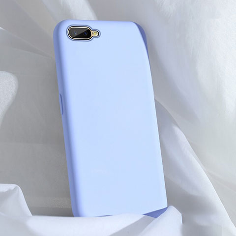 Funda Silicona Ultrafina Goma 360 Grados Carcasa C01 para Oppo R15X Azul Cielo