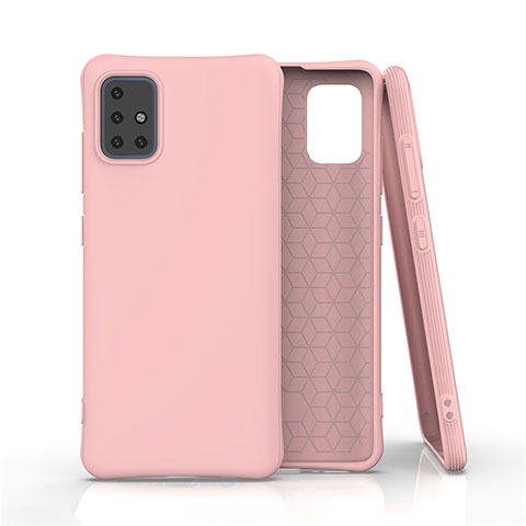 Funda Silicona Ultrafina Goma 360 Grados Carcasa C01 para Samsung Galaxy A51 5G Rosa