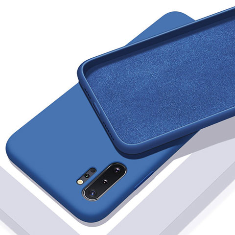 Funda Silicona Ultrafina Goma 360 Grados Carcasa C01 para Samsung Galaxy Note 10 Plus 5G Azul