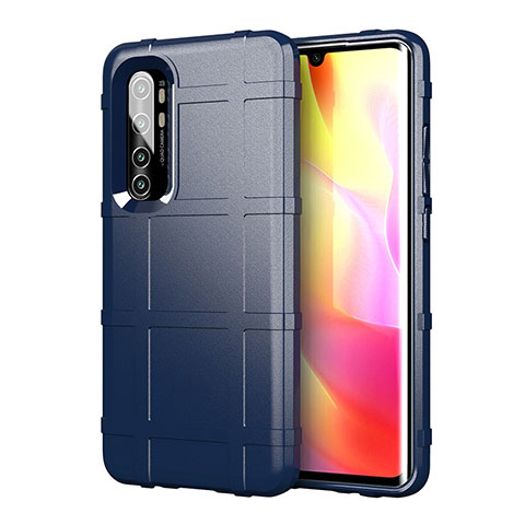 Funda Silicona Ultrafina Goma 360 Grados Carcasa C01 para Xiaomi Mi Note 10 Lite Azul