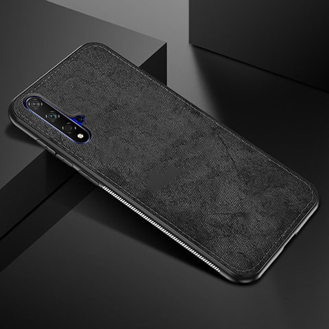 Funda Silicona Ultrafina Goma 360 Grados Carcasa C02 para Huawei Honor 20 Negro