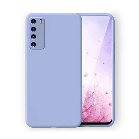 Funda Silicona Ultrafina Goma 360 Grados Carcasa C02 para Huawei Honor Play4 5G Gris Lavanda