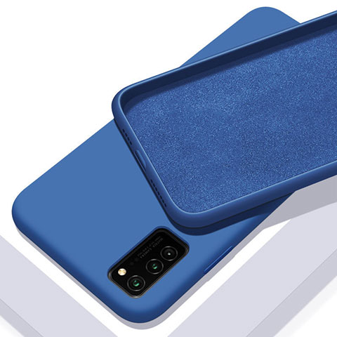 Funda Silicona Ultrafina Goma 360 Grados Carcasa C02 para Huawei Honor View 30 Pro 5G Azul