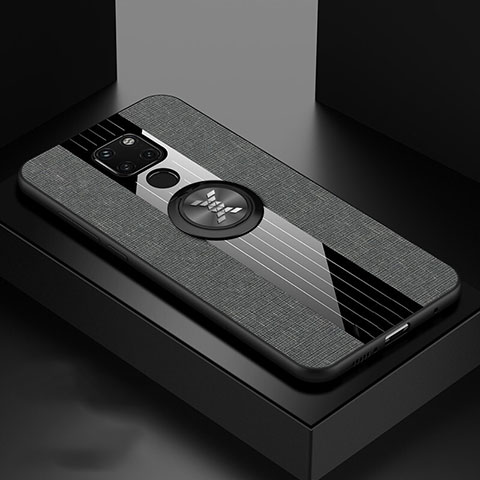 Funda Silicona Ultrafina Goma 360 Grados Carcasa C02 para Huawei Mate 20 Gris Oscuro