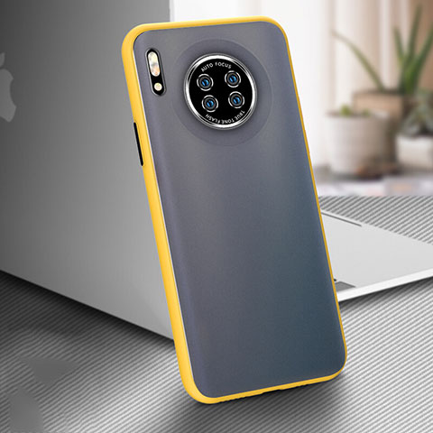 Funda Silicona Ultrafina Goma 360 Grados Carcasa C02 para Huawei Mate 30 Pro Amarillo