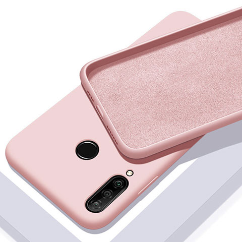 Funda Silicona Ultrafina Goma 360 Grados Carcasa C02 para Huawei Nova 4e Rosa