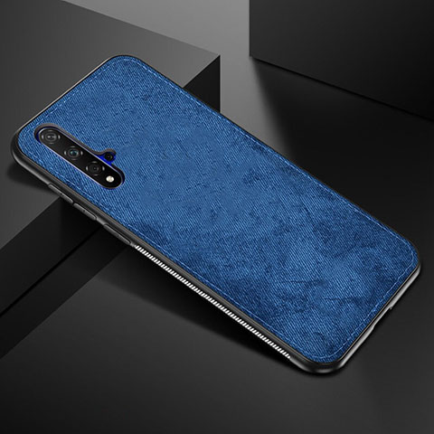 Funda Silicona Ultrafina Goma 360 Grados Carcasa C02 para Huawei Nova 5T Azul