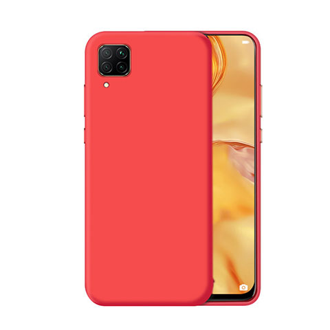 Funda Silicona Ultrafina Goma 360 Grados Carcasa C02 para Huawei Nova 7i Rojo