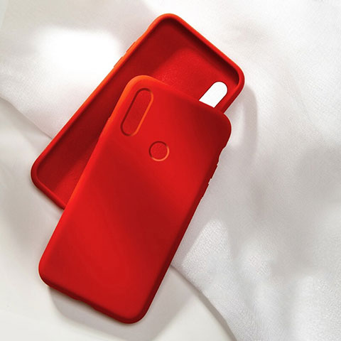 Funda Silicona Ultrafina Goma 360 Grados Carcasa C02 para Huawei P Smart+ Plus (2019) Rojo