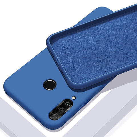 Funda Silicona Ultrafina Goma 360 Grados Carcasa C02 para Huawei P30 Lite New Edition Azul