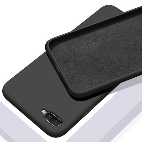 Funda Silicona Ultrafina Goma 360 Grados Carcasa C02 para Oppo K1 Negro