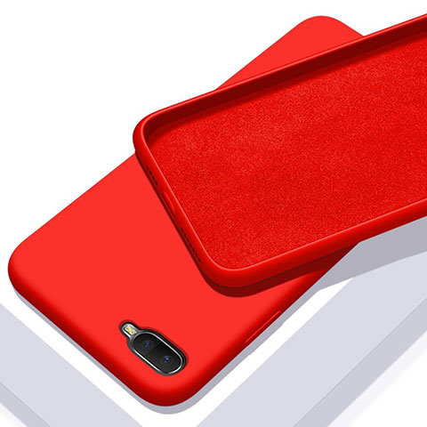 Funda Silicona Ultrafina Goma 360 Grados Carcasa C02 para Oppo K1 Rojo