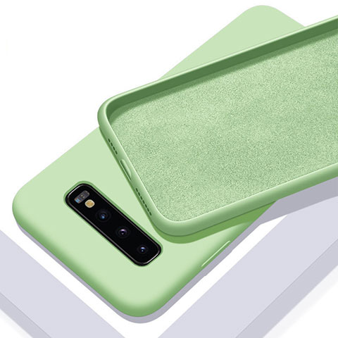 Funda Silicona Ultrafina Goma 360 Grados Carcasa C02 para Samsung Galaxy S10 Plus Verde