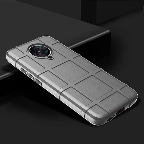 Funda Silicona Ultrafina Goma 360 Grados Carcasa C02 para Xiaomi Redmi K30 Pro Zoom Plata
