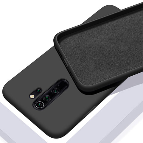 Funda Silicona Ultrafina Goma 360 Grados Carcasa C02 para Xiaomi Redmi Note 8 Pro Negro