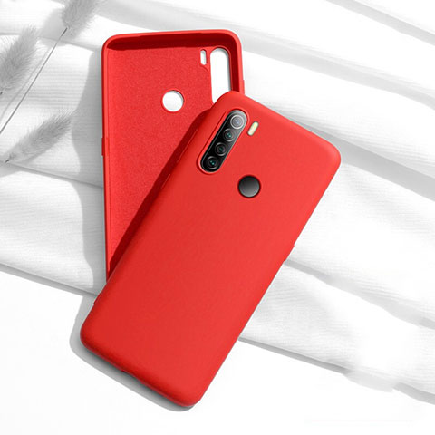 Funda Silicona Ultrafina Goma 360 Grados Carcasa C02 para Xiaomi Redmi Note 8T Rojo