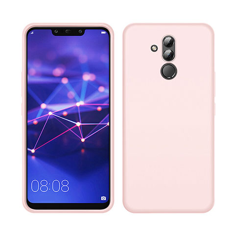 Funda Silicona Ultrafina Goma 360 Grados Carcasa C03 para Huawei Mate 20 Lite Rosa