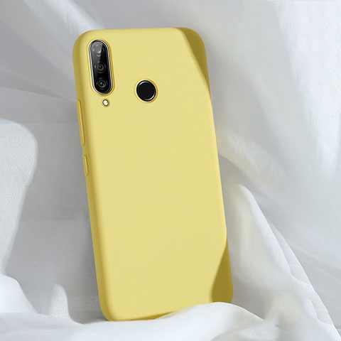 Funda Silicona Ultrafina Goma 360 Grados Carcasa C03 para Huawei Nova 4e Amarillo