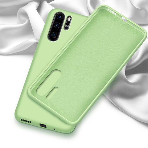 Funda Silicona Ultrafina Goma 360 Grados Carcasa C03 para Huawei P30 Pro Verde