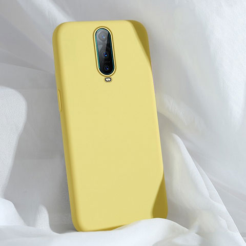 Funda Silicona Ultrafina Goma 360 Grados Carcasa C03 para Oppo R17 Pro Amarillo