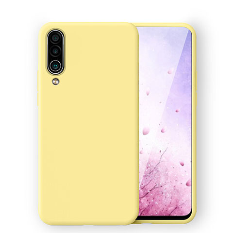 Funda Silicona Ultrafina Goma 360 Grados Carcasa C03 para Samsung Galaxy A90 5G Amarillo