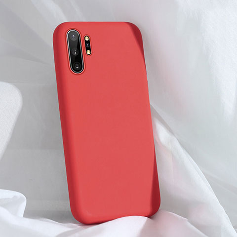 Funda Silicona Ultrafina Goma 360 Grados Carcasa C03 para Samsung Galaxy Note 10 Plus 5G Rojo