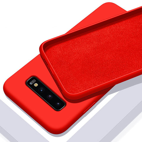 Funda Silicona Ultrafina Goma 360 Grados Carcasa C03 para Samsung Galaxy S10 5G Rojo