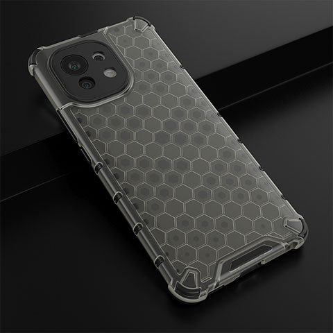 Funda Silicona Ultrafina Goma 360 Grados Carcasa C03 para Xiaomi Mi 11 Lite 5G Gris