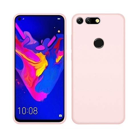 Funda Silicona Ultrafina Goma 360 Grados Carcasa C04 para Huawei Honor V20 Rosa