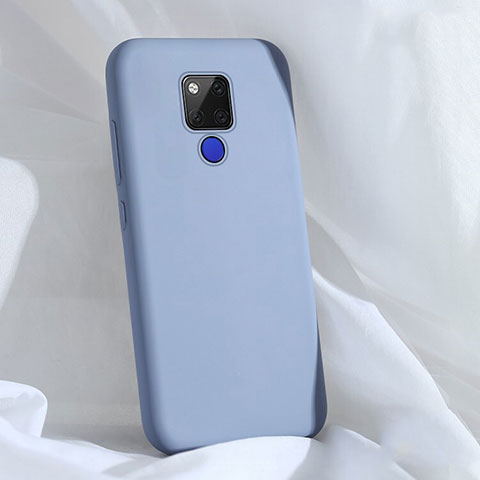 Funda Silicona Ultrafina Goma 360 Grados Carcasa C04 para Huawei Mate 20 X 5G Gris