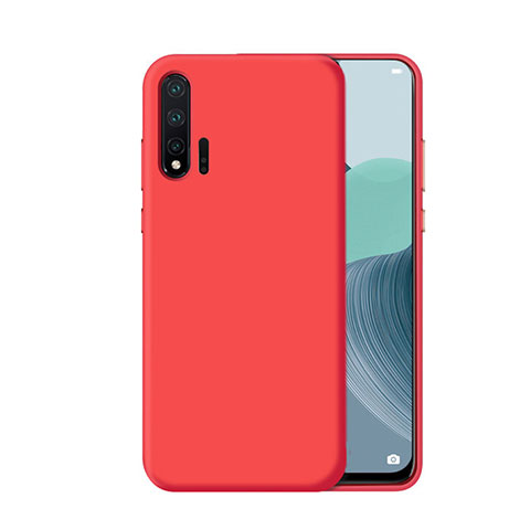 Funda Silicona Ultrafina Goma 360 Grados Carcasa C04 para Huawei Nova 6 5G Rojo