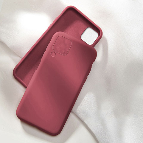 Funda Silicona Ultrafina Goma 360 Grados Carcasa C04 para Huawei Nova 6 SE Rojo Rosa