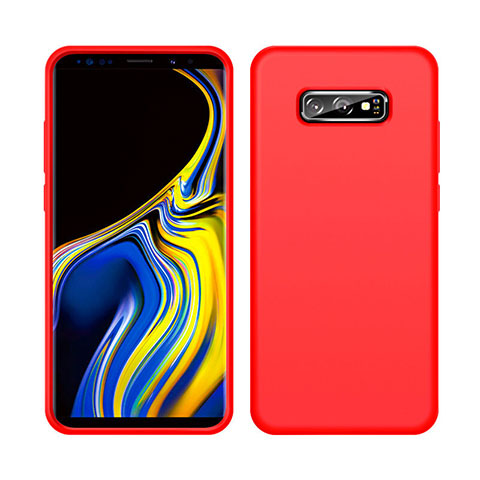 Funda Silicona Ultrafina Goma 360 Grados Carcasa C04 para Samsung Galaxy S10e Rojo