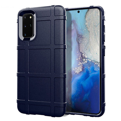 Funda Silicona Ultrafina Goma 360 Grados Carcasa C04 para Samsung Galaxy S20 Plus 5G Azul