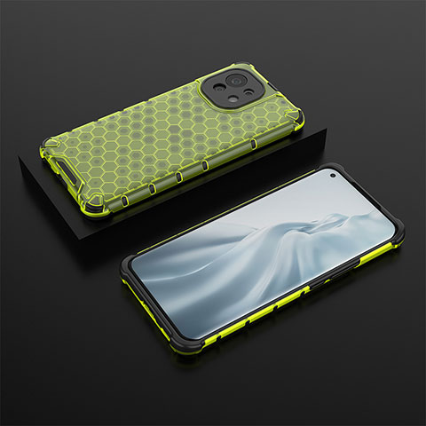 Funda Silicona Ultrafina Goma 360 Grados Carcasa C04 para Xiaomi Mi 11 Lite 4G Verde