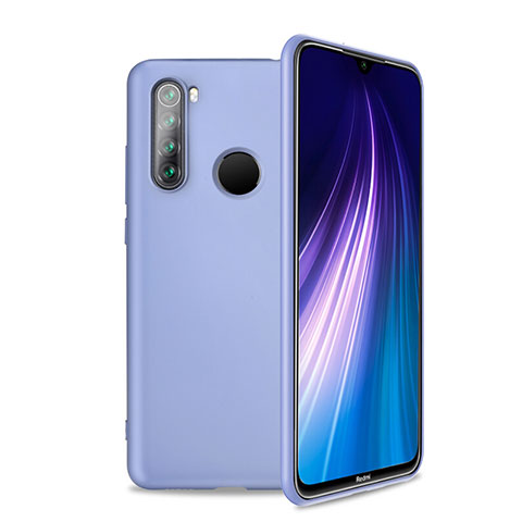 Funda Silicona Ultrafina Goma 360 Grados Carcasa C04 para Xiaomi Redmi Note 8 Morado