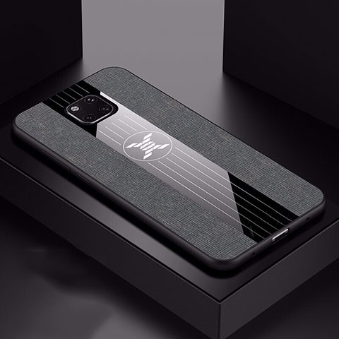 Funda Silicona Ultrafina Goma 360 Grados Carcasa C05 para Huawei Mate 20 Pro Gris Oscuro