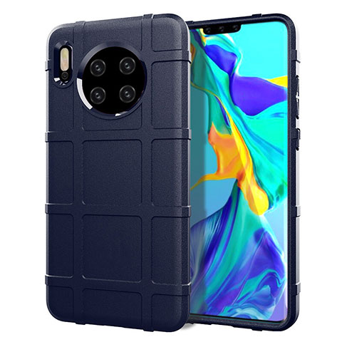 Funda Silicona Ultrafina Goma 360 Grados Carcasa C05 para Huawei Mate 30 5G Azul