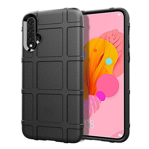 Funda Silicona Ultrafina Goma 360 Grados Carcasa C05 para Huawei Nova 5 Pro Negro