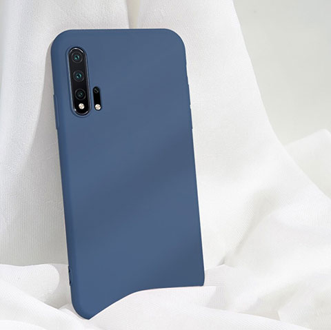 Funda Silicona Ultrafina Goma 360 Grados Carcasa C05 para Huawei Nova 6 Azul