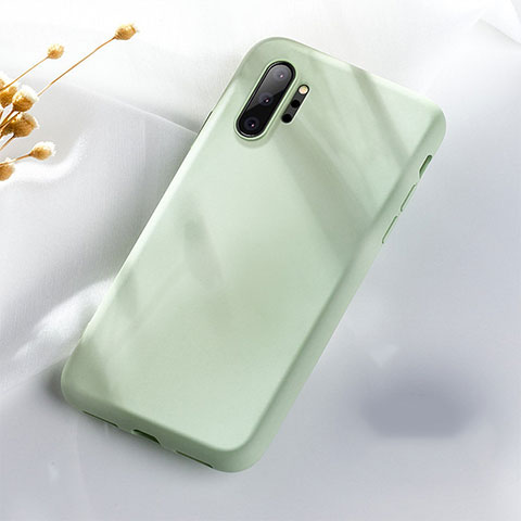 Funda Silicona Ultrafina Goma 360 Grados Carcasa C05 para Samsung Galaxy Note 10 Plus 5G Verde