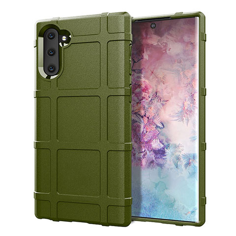 Funda Silicona Ultrafina Goma 360 Grados Carcasa C05 para Samsung Galaxy Note 10 Verde