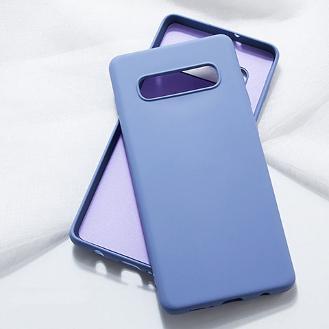 Funda Silicona Ultrafina Goma 360 Grados Carcasa C05 para Samsung Galaxy S10 Morado