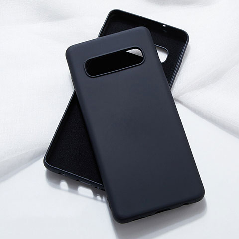 Funda Silicona Ultrafina Goma 360 Grados Carcasa C05 para Samsung Galaxy S10 Negro