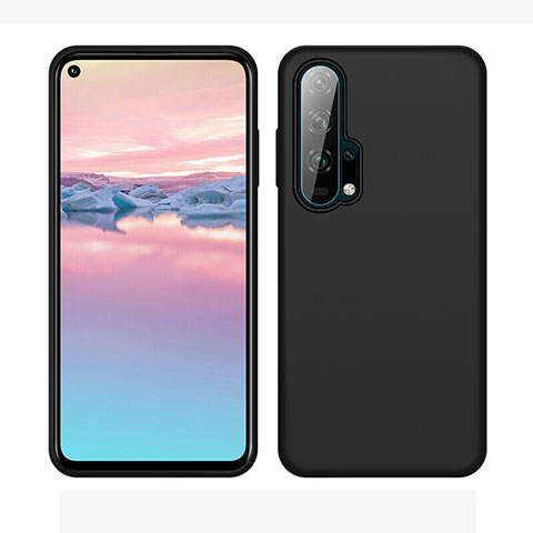 Funda Silicona Ultrafina Goma 360 Grados Carcasa C06 para Huawei Honor 20 Pro Negro