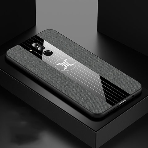 Funda Silicona Ultrafina Goma 360 Grados Carcasa C06 para Huawei Mate 20 Lite Gris Oscuro