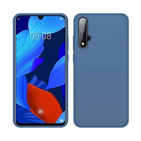 Funda Silicona Ultrafina Goma 360 Grados Carcasa C06 para Huawei Nova 5 Azul