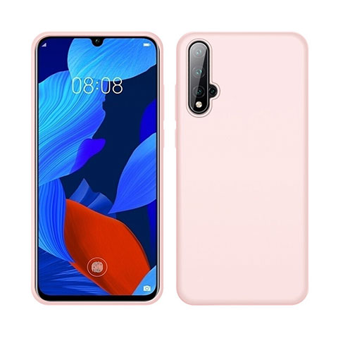 Funda Silicona Ultrafina Goma 360 Grados Carcasa C06 para Huawei Nova 5 Pro Rosa